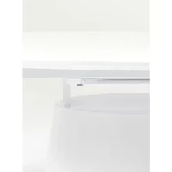 Tische-KARE Design Ausziehtisch Benvenuto Weiss 200(50)X110Cm
