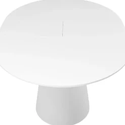 Tische-KARE Design Ausziehtisch Benvenuto Weiss 200(50)X110Cm