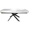 Tische-KARE Design Ausziehtisch Twist Onyx 120(30+30)X90Cm