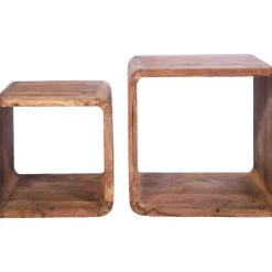 Regale-KARE Design Authentico Cuben Square (2/Set)