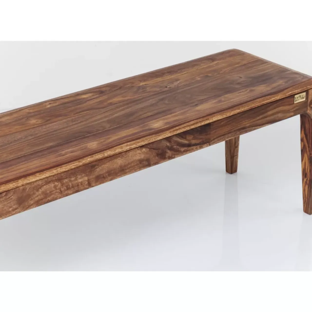 Sitzbänke-KARE Design Bank Brooklyn Nature 160Cm