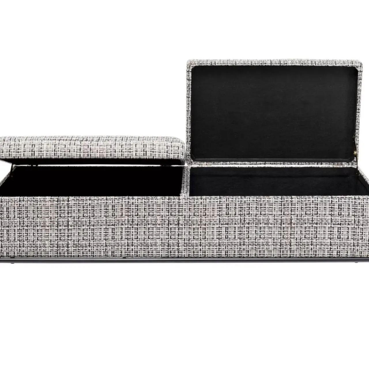 Sitzbänke-KARE Design Bank Buttons Storage B&W Gros