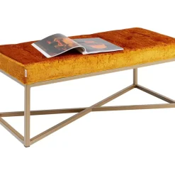 Sitzbänke-KARE Design Bank Crossover Croco Diva Bronze 90X40