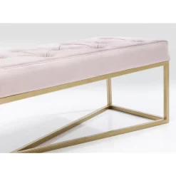 Sitzbänke-KARE Design Bank Crossover Rose Messing 150X40Cm