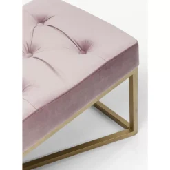 Sitzbänke-KARE Design Bank Crossover Rose Messing 90X40Cm