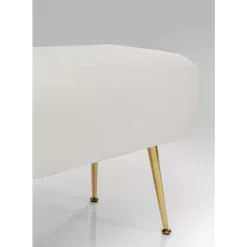 Sitzbänke-KARE Design Bank Deria Velvet Creme 110Cm