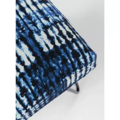 Sitzbänke-KARE Design Bank Desna Patchwork Blau 80Cm