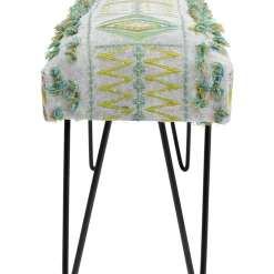 Sitzbänke-KARE Design Bank Desna Patchwork Grun 80Cm