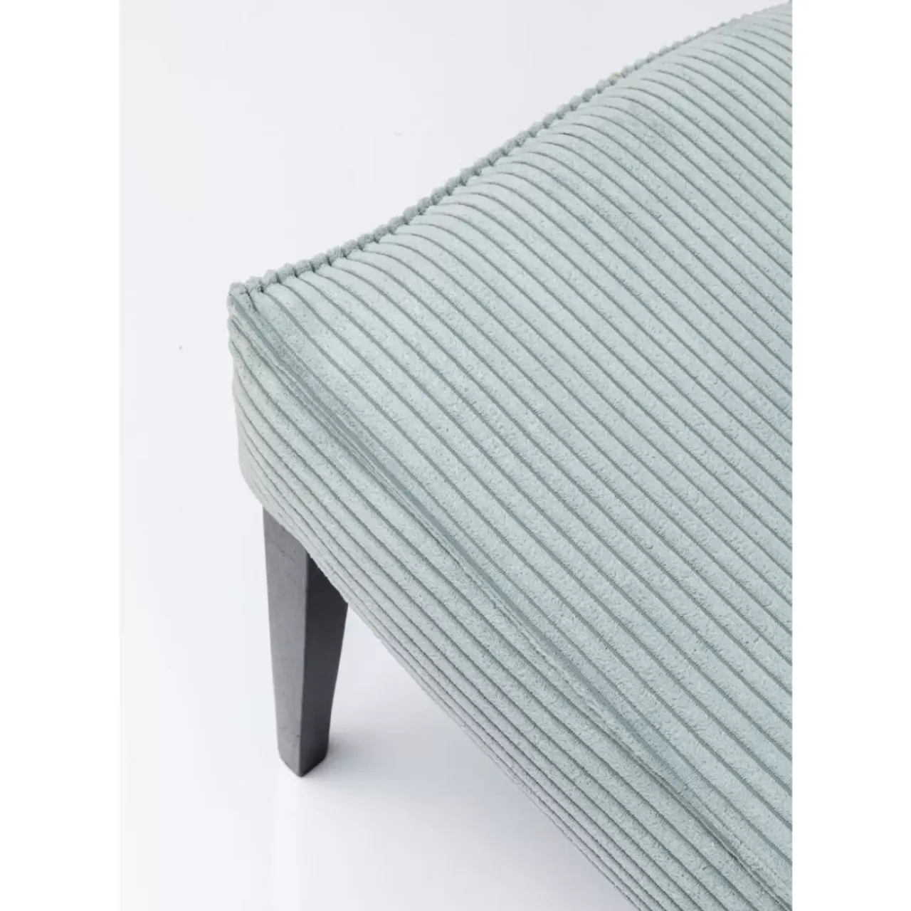 Sitzbänke-KARE Design Bank Ledro Cord Blau 165Cm