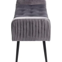 Sitzbänke-KARE Design Bank Lofty Grau Schwarz