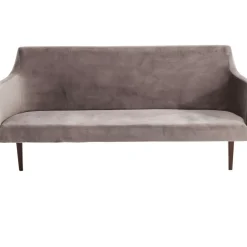 Sitzbänke-KARE Design Bank Mode Velvet Grau