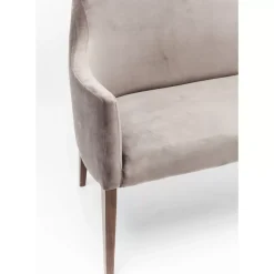 Sitzbänke-KARE Design Bank Mode Velvet Grau