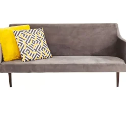 Sitzbänke-KARE Design Bank Mode Velvet Grau