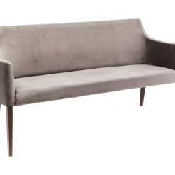 Sitzbänke-KARE Design Bank Mode Velvet Grau