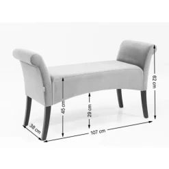 Sitzbänke-KARE Design Bank Motley Astoria Grun