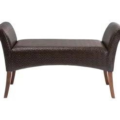 Sitzbänke-KARE Design Bank Motley Textum Braun