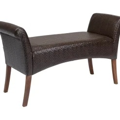 Sitzbänke-KARE Design Bank Motley Textum Braun