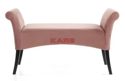 Sitzbänke-KARE Design Bank Motley Velvet Rose
