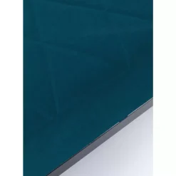 Sitzbänke-KARE Design Bank Smart Petrol Schwarz 150X40Cm
