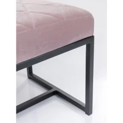 Sitzbänke-KARE Design Bank Smart Rosa Schwarz 150X40Cm