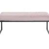 Sitzbänke-KARE Design Bank Smart Rosa Schwarz 90X40Cm