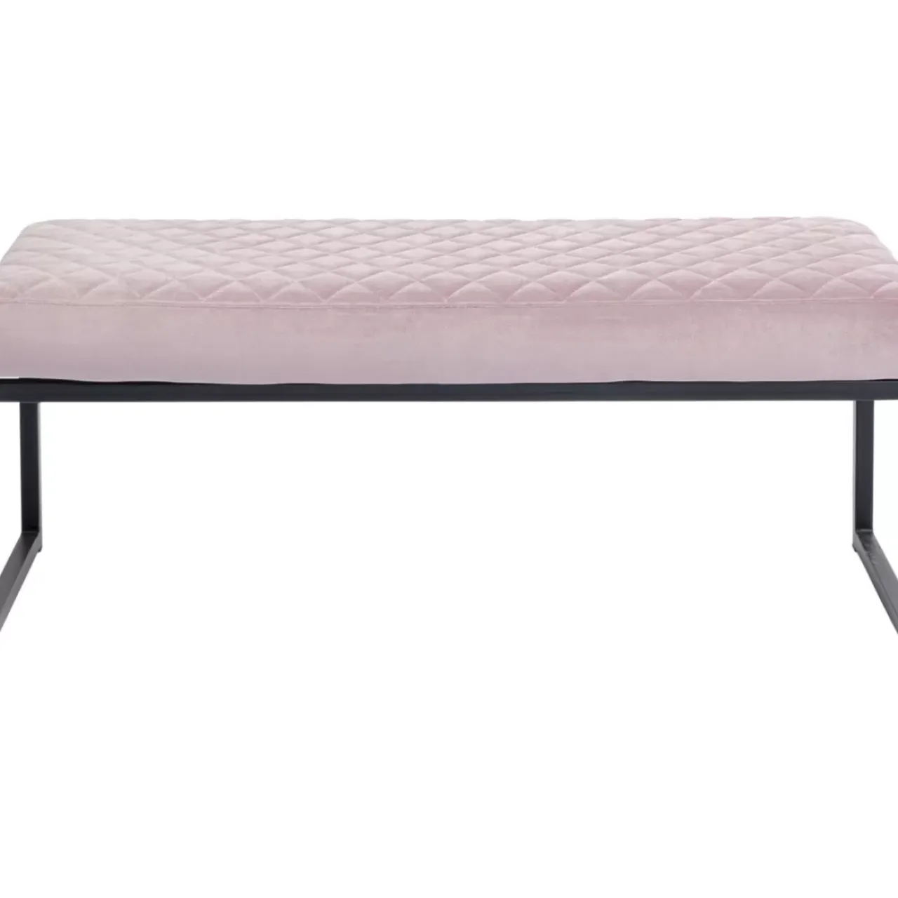 Sitzbänke-KARE Design Bank Smart Rosa Schwarz 90X40Cm