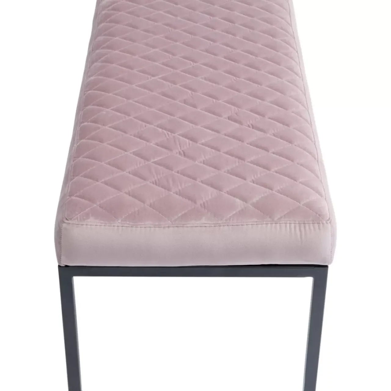 Sitzbänke-KARE Design Bank Smart Rosa Schwarz 90X40Cm