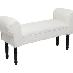 Sitzbänke-KARE Design Bank Wing Creme Schwarz
