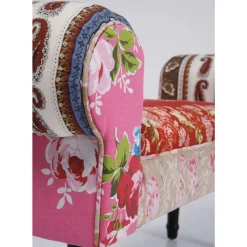 Sitzbänke-KARE Design Bank Wing Patchwork Red