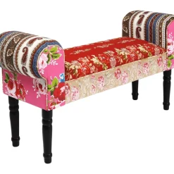 Sitzbänke-KARE Design Bank Wing Patchwork Red