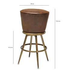 Sitzbänke-KARE Design Barhocker Lady Rock Vintage