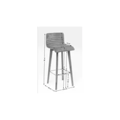 Sitzbänke-KARE Design Barhocker Lara Ecru