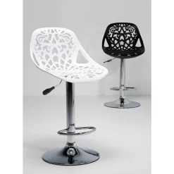 Sitzbänke-KARE Design Barhocker Ornament Black