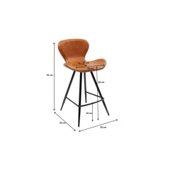 Sitzbänke-KARE Design Barhocker Rusty