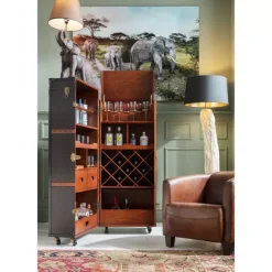 Bars-KARE Design Barschrank Globetrotter