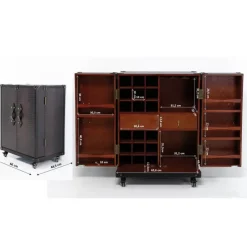 Bars-KARE Design Barschrank Globetrotter Medium