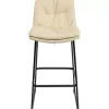 Sitzbänke-KARE Design Barstuhl Daria Creme 75Cm