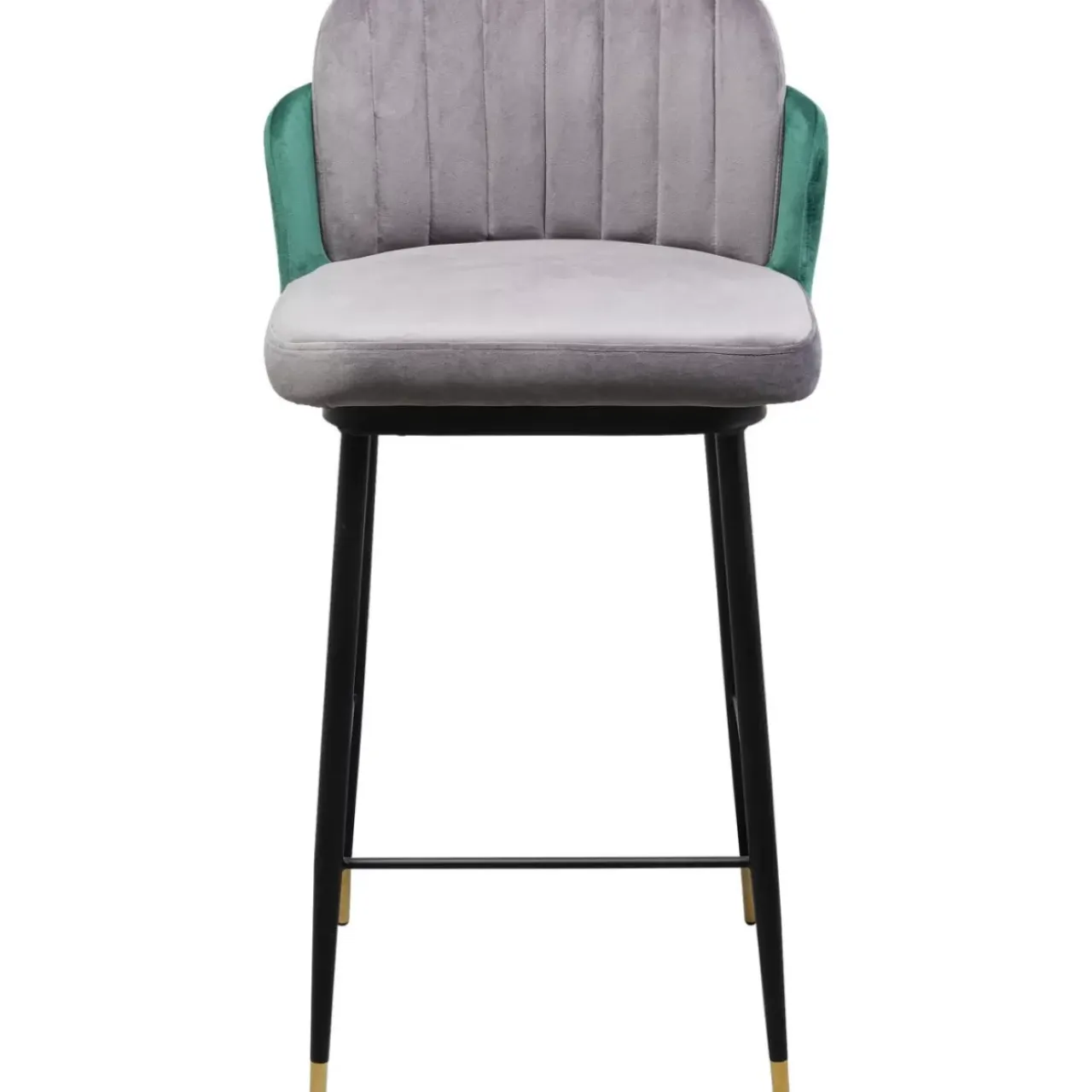 Sitzbänke-KARE Design Barstuhl Hojas Grau