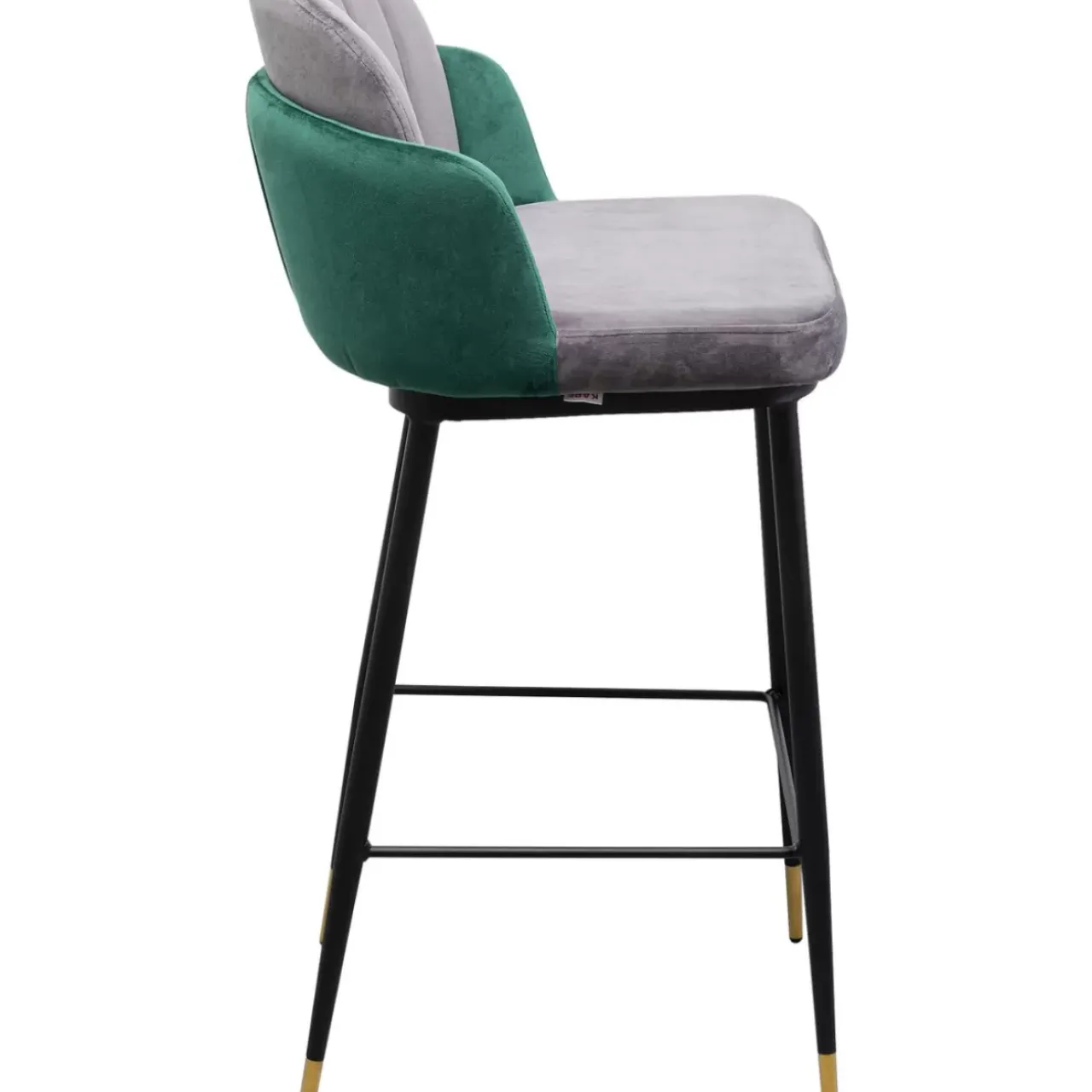 Sitzbänke-KARE Design Barstuhl Hojas Grau