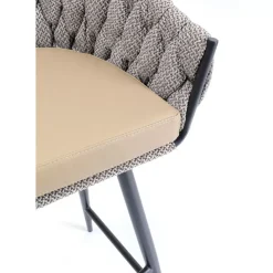 Sitzbänke-KARE Design Barstuhl Knot Tweed