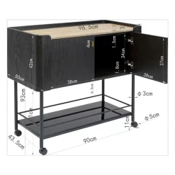 Bars-KARE Design Barwagen Milano 93X96