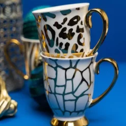 Geschirr & Tischaccessoires-KARE Design Becher Wild Mosaik