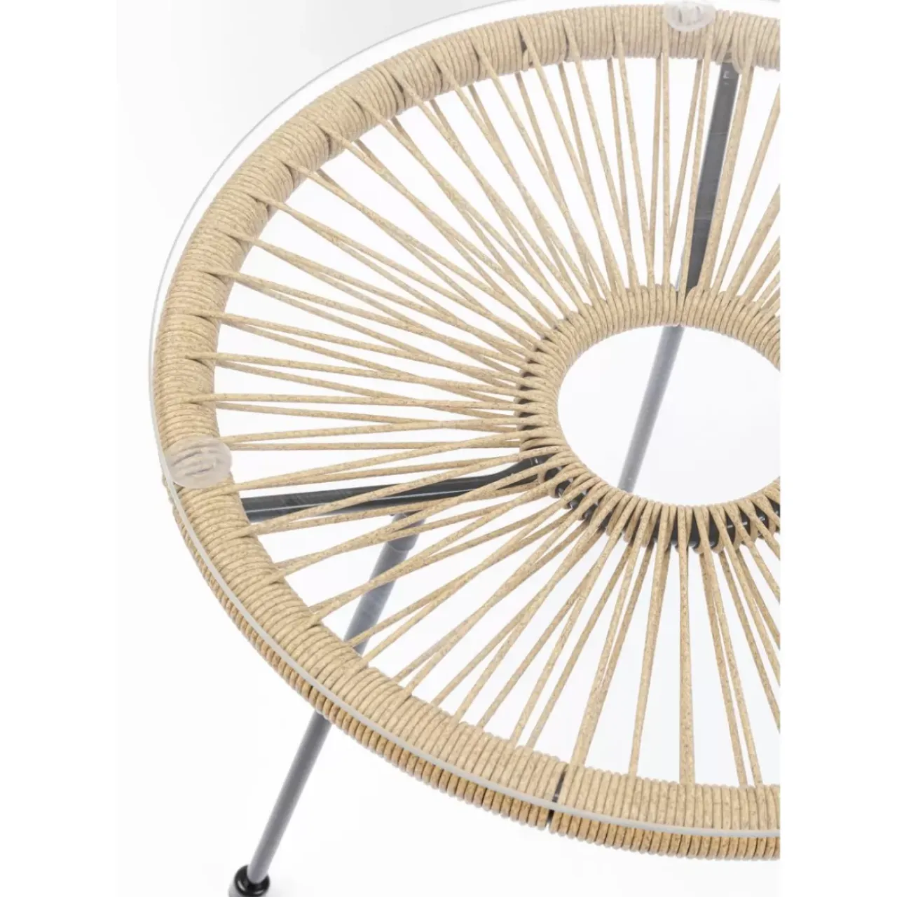 Outdoormöbel-KARE Design Beistelltisch Acapulco Natur