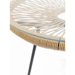 Outdoormöbel-KARE Design Beistelltisch Acapulco Natur