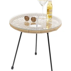 Outdoormöbel-KARE Design Beistelltisch Acapulco Natur