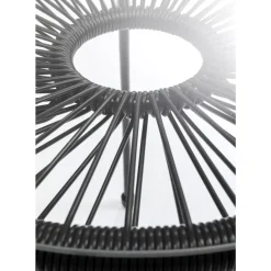 Outdoormöbel-KARE Design Beistelltisch Acapulco Schwarz