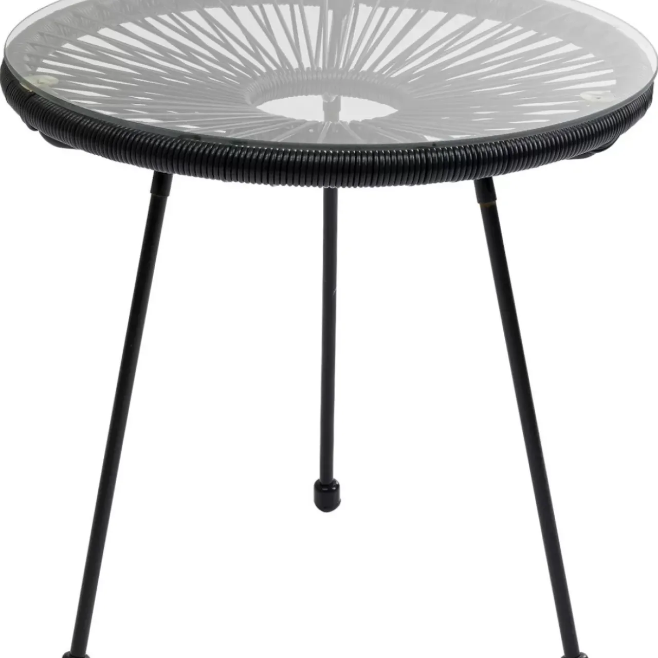 Outdoormöbel-KARE Design Beistelltisch Acapulco Schwarz