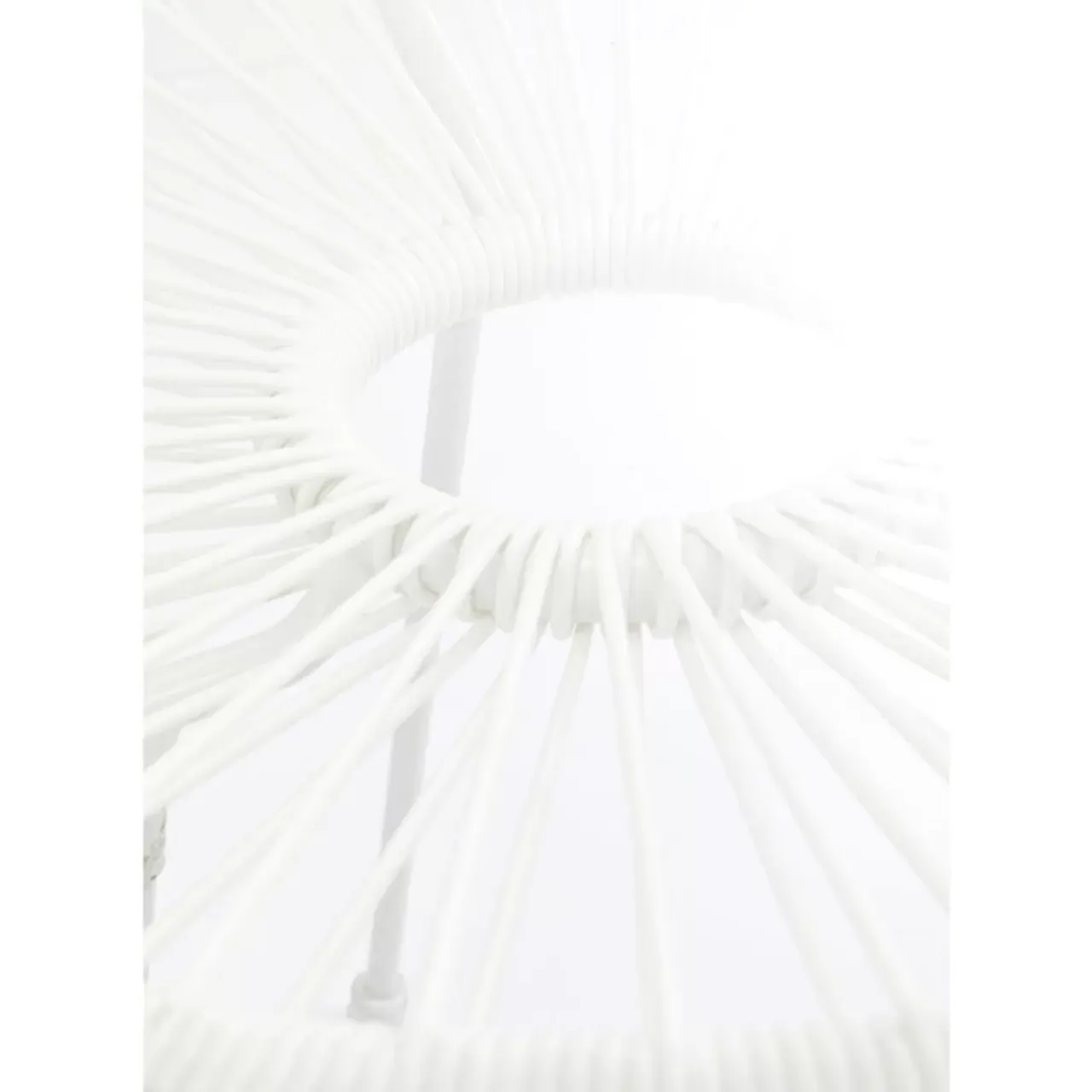 Outdoormöbel-KARE Design Beistelltisch Acapulco Weiss