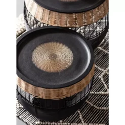 Tische-KARE Design Beistelltisch African Drums (2/Set)