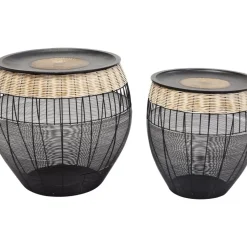 Tische-KARE Design Beistelltisch African Drums (2/Set)